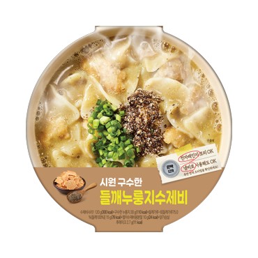 CU 푸드)들깨누룽지수제비