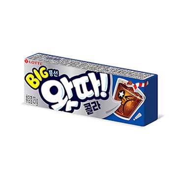롯데)왓따콜라풍선껌