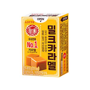 롯데)밀크카라멜50g