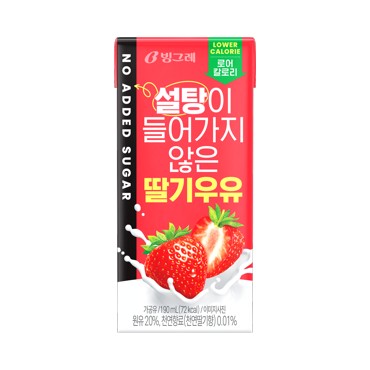 빙그레)무설탕딸기우유