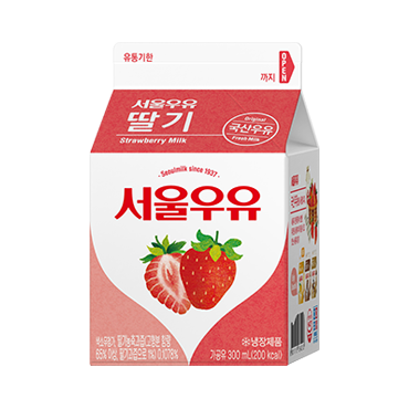 서울)딸기우유300ml