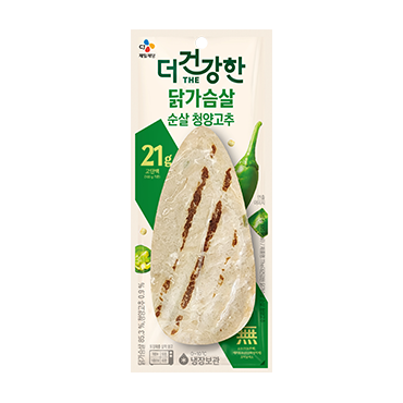 CJ)닭가슴살순살청양100g