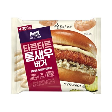CU 타르타르통새우버거