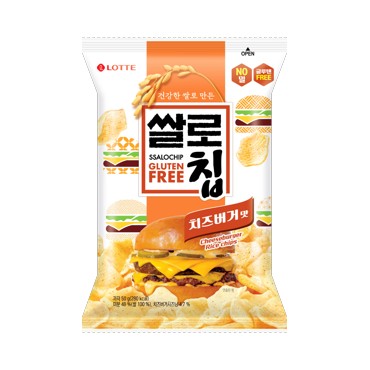 롯데)쌀로칩치즈버거맛