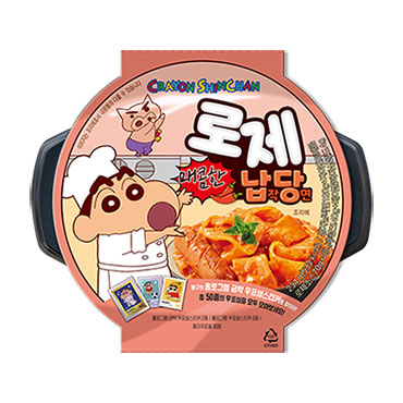 짱구)로제매콤납작당면