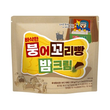조흥)붕어꼬리빵3입밤크림